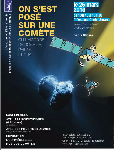 On s'est posé sur une comète